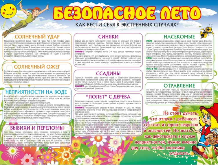 Безопасность на каникулах!.